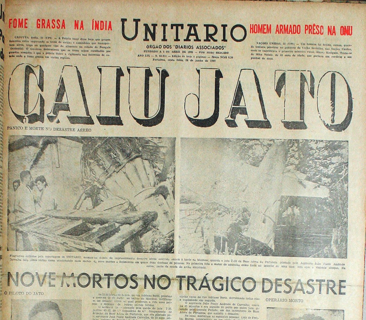 Capa do Unitário de 23 de junho de 1967