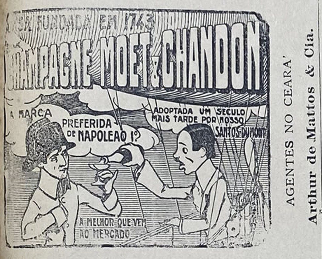 Anúncio da Moët & Chandon no Unitário, maio de 1913