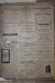 Página do jornal Correio do Ceará de dezembro de 1915