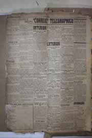 Página do jornal Correio do Ceará de janeiro de 1916