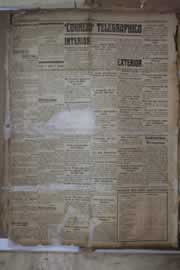 Página do jornal Correio do Ceará de janeiro de 1916