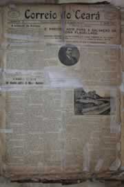 Página do jornal Correio do Ceará de janeiro de 1916
