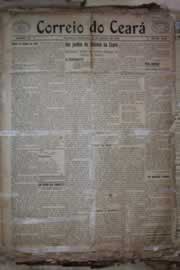 Página do jornal Correio do Ceará de janeiro de 1916