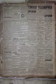 Página do jornal Correio do Ceará de janeiro de 1916