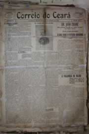 Página do jornal Correio do Ceará de janeiro de 1916