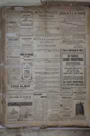 Página do jornal Correio do Ceará de janeiro de 1916
