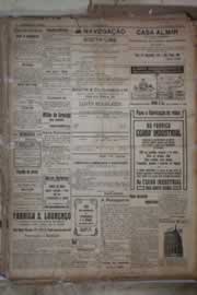 Página do jornal Correio do Ceará de fevereiro de 1916