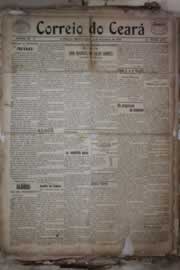 Página do jornal Correio do Ceará de fevereiro de 1916