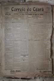 Página do jornal Correio do Ceará de março de 1916