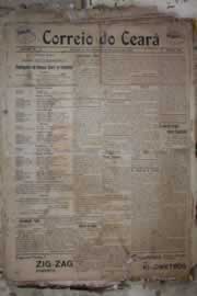 Página do jornal Correio do Ceará de março de 1916