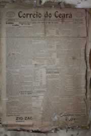 Página do jornal Correio do Ceará de março de 1916