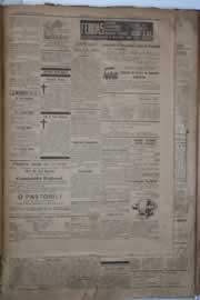 Página do jornal Correio do Ceará de janeiro de 1921
