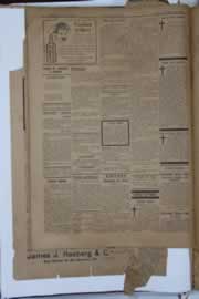 Página do jornal Correio do Ceará de janeiro de 1921