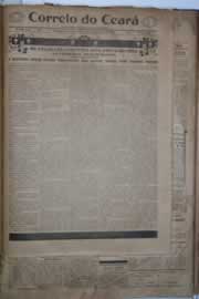 Página do jornal Correio do Ceará de janeiro de 1921