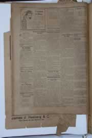 Página do jornal Correio do Ceará de janeiro de 1921