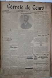 Página do jornal Correio do Ceará de janeiro de 1921