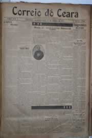 Página do jornal Correio do Ceará de janeiro de 1921