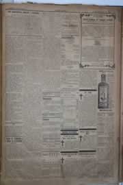 Página do jornal Correio do Ceará de janeiro de 1921