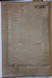 Página do jornal Correio do Ceará de janeiro de 1921