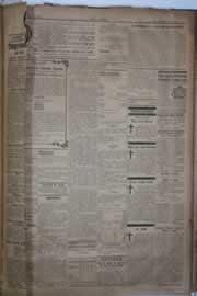 Página do jornal Correio do Ceará de janeiro de 1921