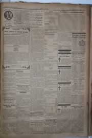Página do jornal Correio do Ceará de janeiro de 1921