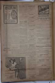 Página do jornal Correio do Ceará de fevereiro de 1921