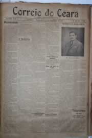 Página do jornal Correio do Ceará de fevereiro de 1921