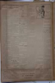 Página do jornal Correio do Ceará de fevereiro de 1921