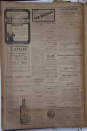 Página do jornal Correio do Ceará de fevereiro de 1921