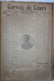 Página do jornal Correio do Ceará de fevereiro de 1921