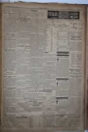 Página do jornal Correio do Ceará de fevereiro de 1921