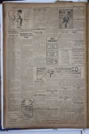 Página do jornal Correio do Ceará de março de 1921