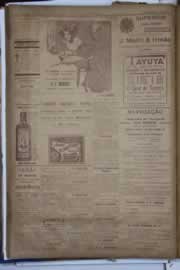 Página do jornal Correio do Ceará de março de 1921