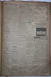 Página do jornal Correio do Ceará de março de 1921