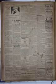 Página do jornal Correio do Ceará de março de 1921
