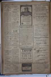Página do jornal Correio do Ceará de março de 1921
