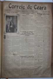 Página do jornal Correio do Ceará de março de 1921