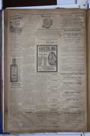Página do jornal Correio do Ceará de março de 1921