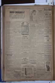 Página do jornal Correio do Ceará de março de 1921