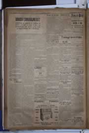 Página do jornal Correio do Ceará de março de 1921