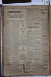 Página do jornal Correio do Ceará de março de 1921