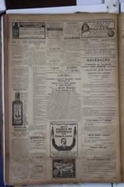 Página do jornal Correio do Ceará de março de 1921