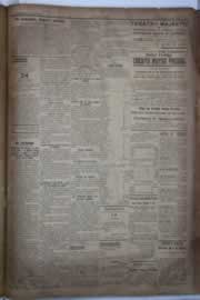Página do jornal Correio do Ceará de março de 1921