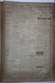 Página do jornal Correio do Ceará de março de 1921