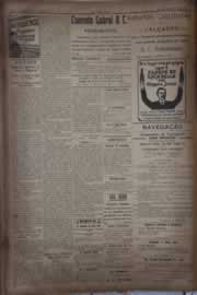 Página do jornal Correio do Ceará de março de 1921