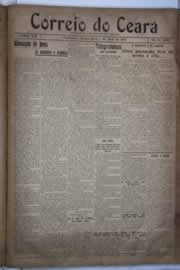 Página do jornal Correio do Ceará de abril de 1921