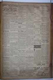 Página do jornal Correio do Ceará de abril de 1921