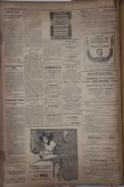 Página do jornal Correio do Ceará de abril de 1921
