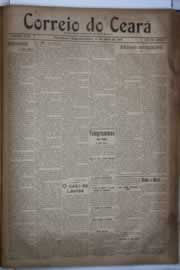 Página do jornal Correio do Ceará de abril de 1921