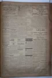 Página do jornal Correio do Ceará de abril de 1921